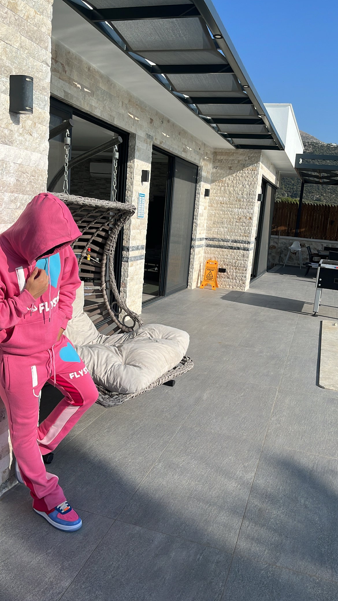 I-LUV-FLYSTR8 PINK HOODIE